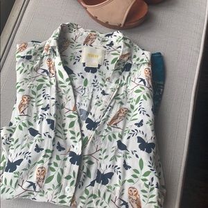 Maeve owl blouse size 0